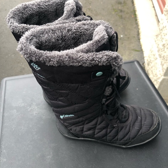 Columbia Sportswear Minx Omni Grip Waterproof Insulated Snow Boots Girls Size 2 - Picture 11 of 16